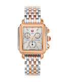 Deco Diamond Two-Tone Watch Head