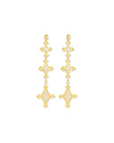 Aegean Collection 18k Diamond Drop Earrings