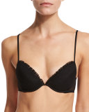 Plumetis Push-Up Bra, Black