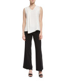 Kenmare Flared-Leg Pants, Black 