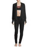 Veneer Dual Zip-Up Jacket, Black