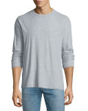 Melange Jersey Raglan T-Shirt, Light Blue