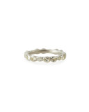 New World Scattered Sapphire & White Diamond Band Ring