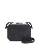 Jazz Octagonal Crossbody Bag, Black