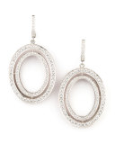 Signature Medium Oval Diamond Earrings