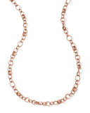 18K Rose Gold Glamazon Classic Link Chain Necklace, 33"