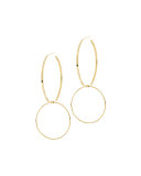 Bond Double-Drop Hoop Earrings