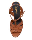 New Tribute Platform Sandal, Brun