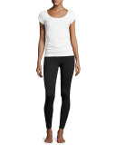 Look-at-Me-Now Seamless Leggings, Black