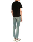 Star-Print Short-Sleeve T-Shirt, Black