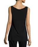 Long Silk Jersey Tunic
