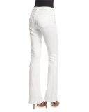 Janice Flare-Leg Jeans, White 