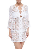 Elliot Crochet Tunic Coverup