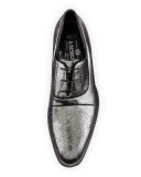 Black Label Glittered Oxford Shoe, Black