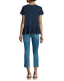 The Ruffle Short-Sleeve Tee