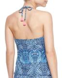 Honey Paisley-Print Tankini Swim Top