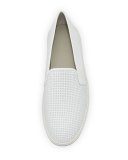 Blair 5 Perforated Slip-On Sneaker, White