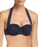 Halter Bustier Swim Top