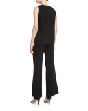 Kenmare Flared-Leg Pants, Black 