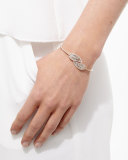 Hinged Diamond Leaf Bracelet