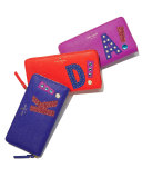 hartley lane lacey "d" wallet, apple jelly
