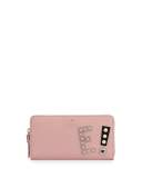 hartley lane lacey "e" wallet, pink bonnet