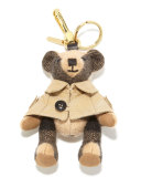 Thomas Trench Teddy Bear Charm for Handbag, Camel