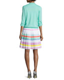 somerset button-front cardigan