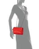 Baby Olimpia Intrecciato Shoulder Bag, Red