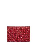 Splatter Full Flap Clutch Bag