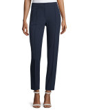 Tusko Straight-Leg Ankle Pants, Midnight