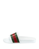 Pursuit '72 Rubber Slide Sandal, White