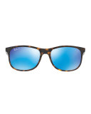 Andy Rectangular Flash Sunglasses