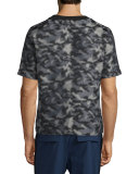 Camouflage-Print Short-Sleeve T-Shirt