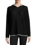 Hooded Cashmere Pullover Sweater