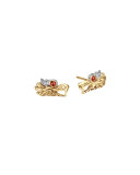 Batu Naga 18k Gold Extra-Small Dragon Stud Earrings