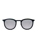 Baja East Shout Square Sunglasses, Baja Black
