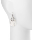 Dot Mother-of-Pearl Drop Earrings