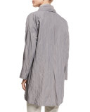 Lightweight Textured Kimono Jacket, Smoke, Plus Size
