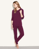 Cashmere Hoodie and Ribbed Legging Set 