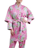 Lily of the Valley Sateen Kimono Robe