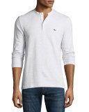 Textured Henley T-Shirt