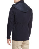 Tempest All-Weather Hooded Jacket, Barchetta Blue