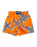 Jim Starlets Printed Swim Trunks, Orange, Boys' 2-8