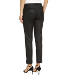 Stretch Sparkle Classic Slim Pants, Black