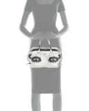 Python Eyes Inside Bag, White/Black (Bianco+Nero)