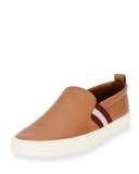 Herald Leather Slip-On Sneaker, Cuir/White