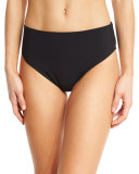 Waterfall Seamless Swim Bottoms, Black