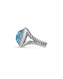 Albion Ring with Blue Topaz and Diamonds