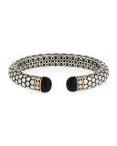 Dot Batu Small Onyx Kick Cuff